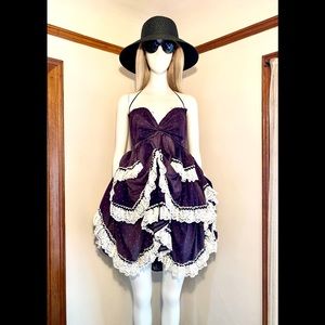 VINTAGE Rustic Western Sun-drenched & Patina Sweetheart Dress - Sz Sm